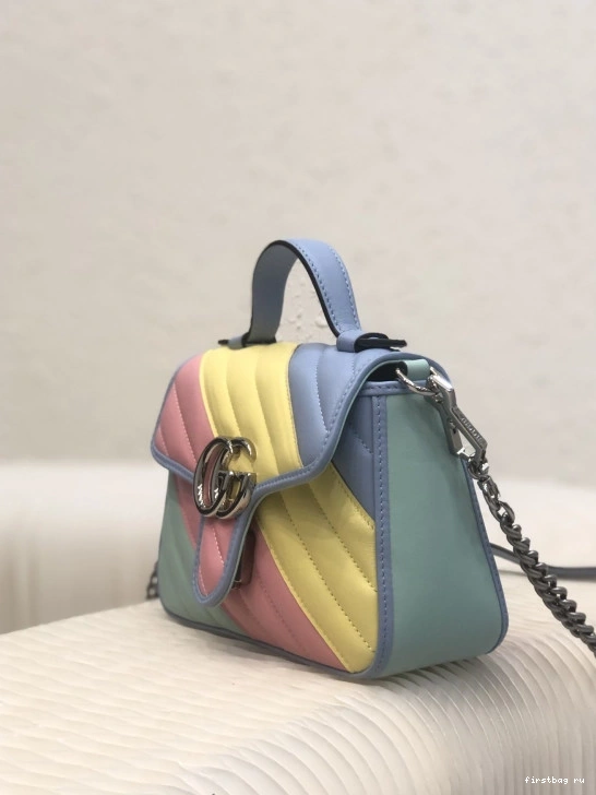 Firstbag ru GG top handle mini bag GUCCI Marmont 0710